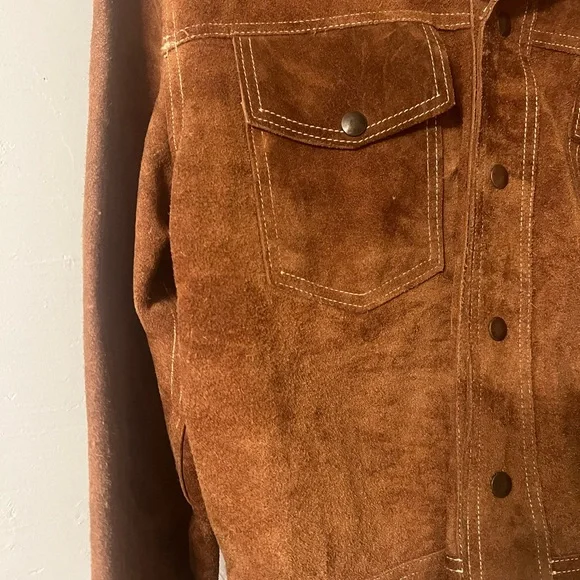 Brown Cropped Cowboy Jacket - Picture 5 of 16